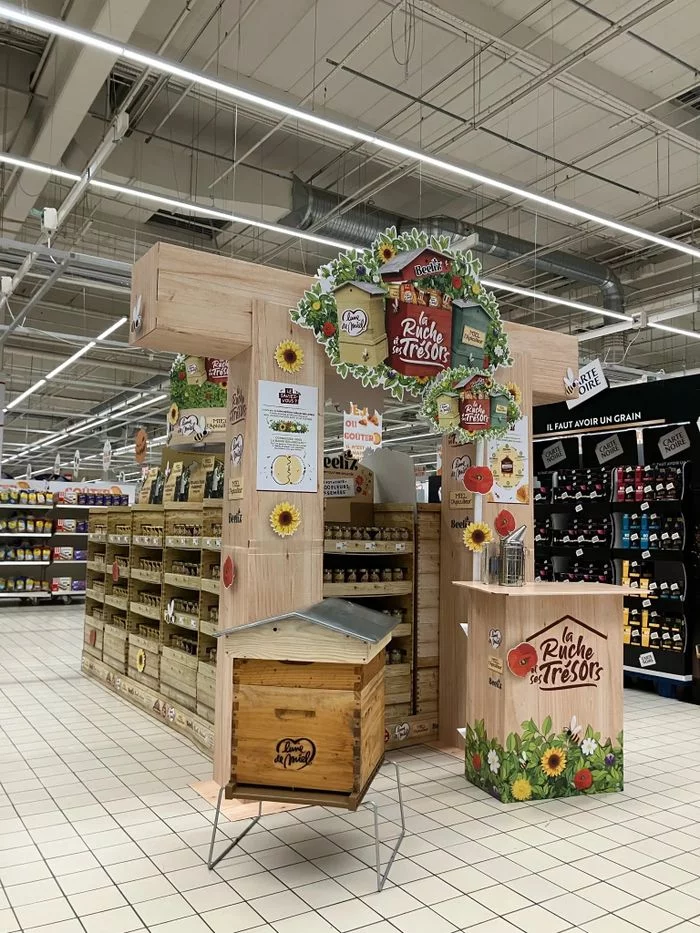 Famille Michaud - Animation et dégustation de miels à Carrefour Créteil !