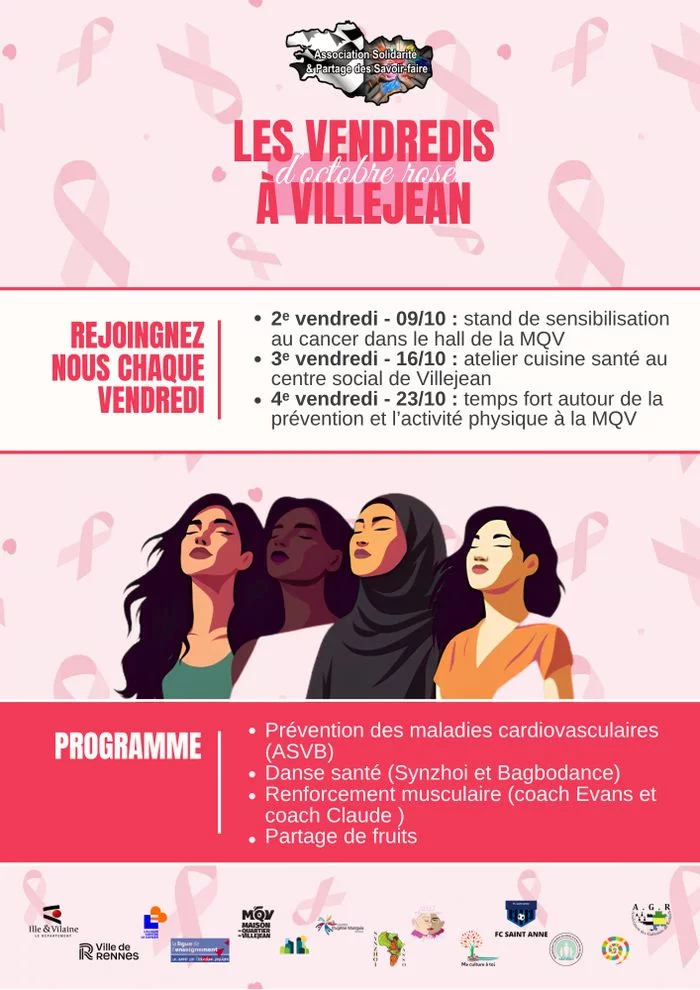Les vendredis d'octobre rose à Villejean