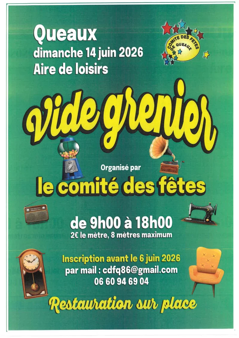 Vide grenier de Queaux