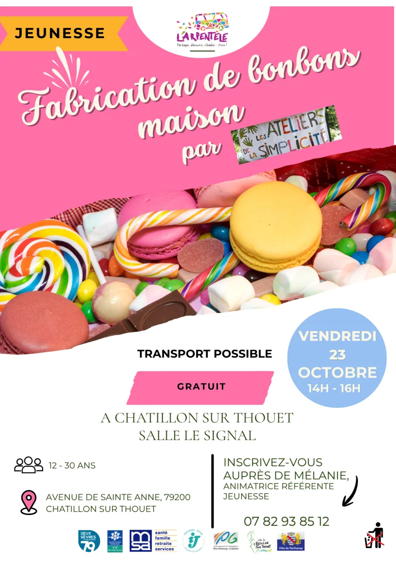 Fabrication de bonbons, sucettes et pâtes d'amandes