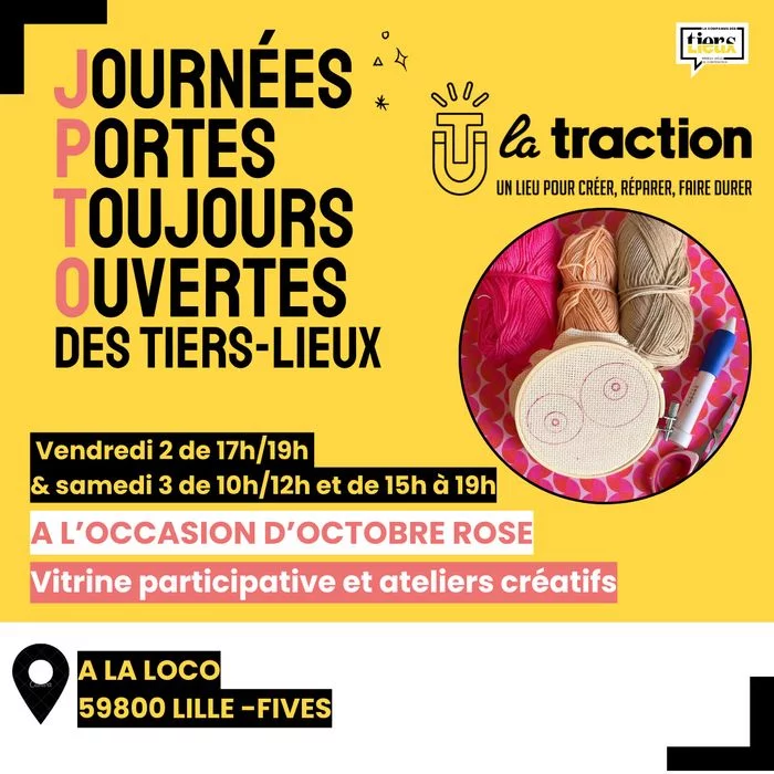 Journées portes toujours ouvertes des tiers-lieux à L'Etiquette les 2 et 3 octobre