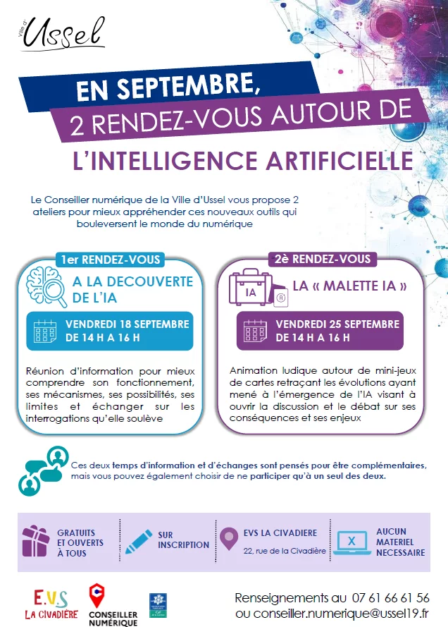 Atelier numérique "la malette IA"