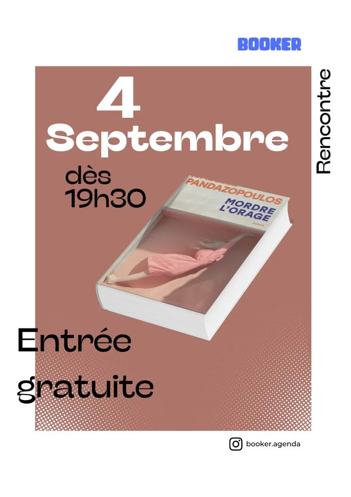 Rencontre Isabelle Pandazopoulos et son livre Mordre l'orage
