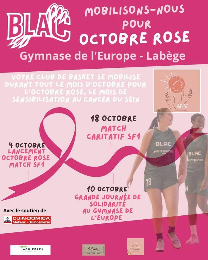 Calendrier Octobre Rose du BLAC