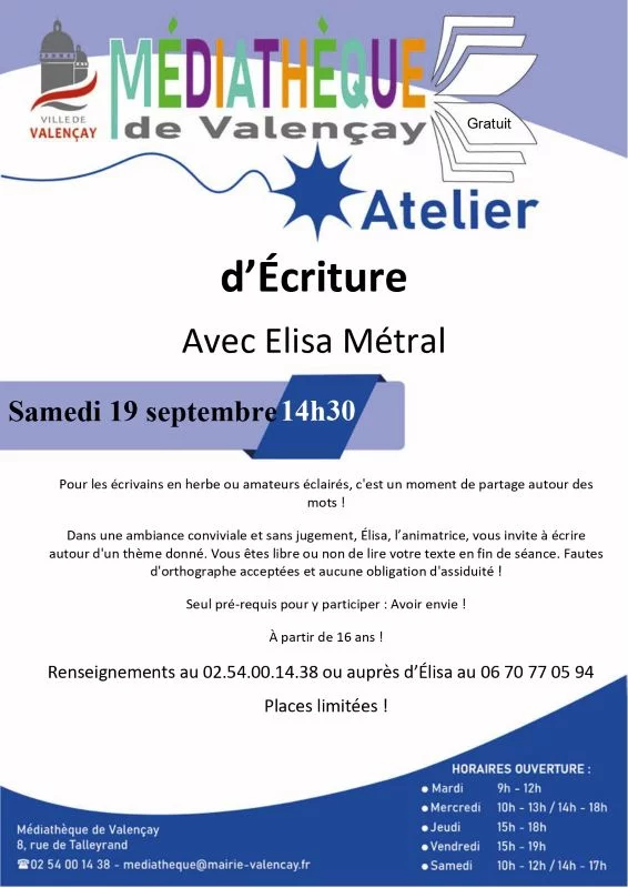Atelier d'écriture