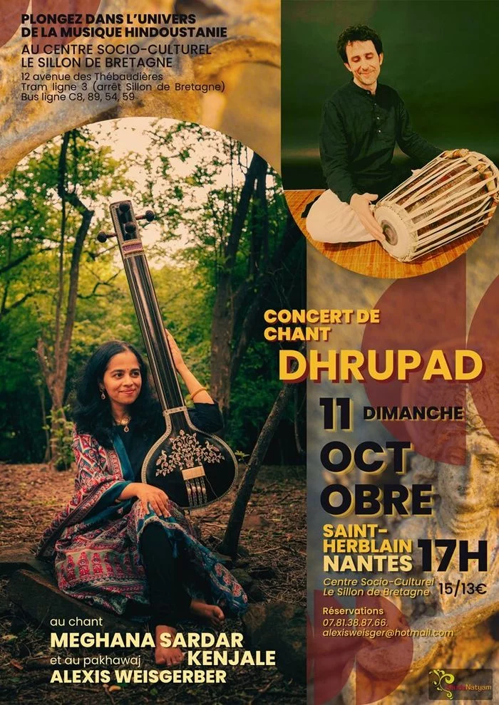 Concert de musique Dhrupad de l'Inde: Voyage musical en Ragas