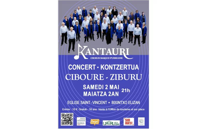 Concert de la chorale Kantauri