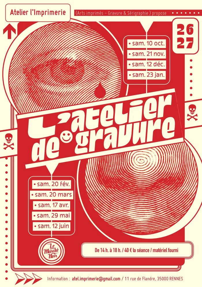 l'atelier de gravure