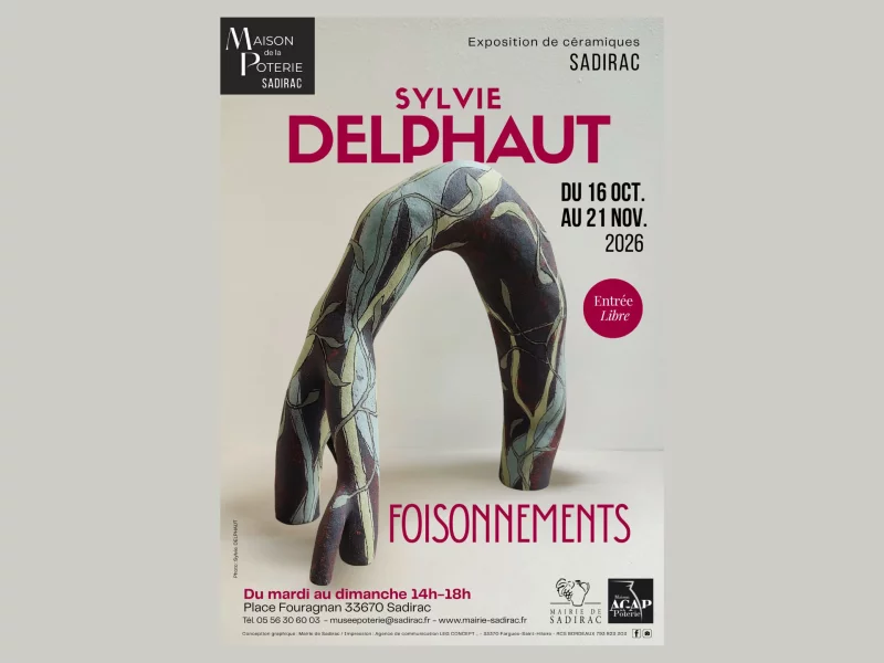 Exposition de céramiques "Foisonnements" de Sylvie Delphaut