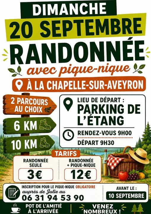 Randonnée + pique-nique