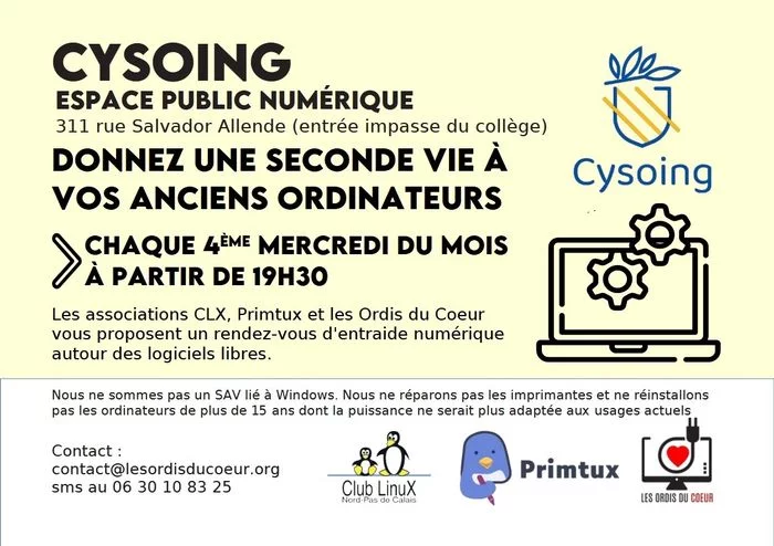 Rendez-vous d'entraide Linux à Cysoing