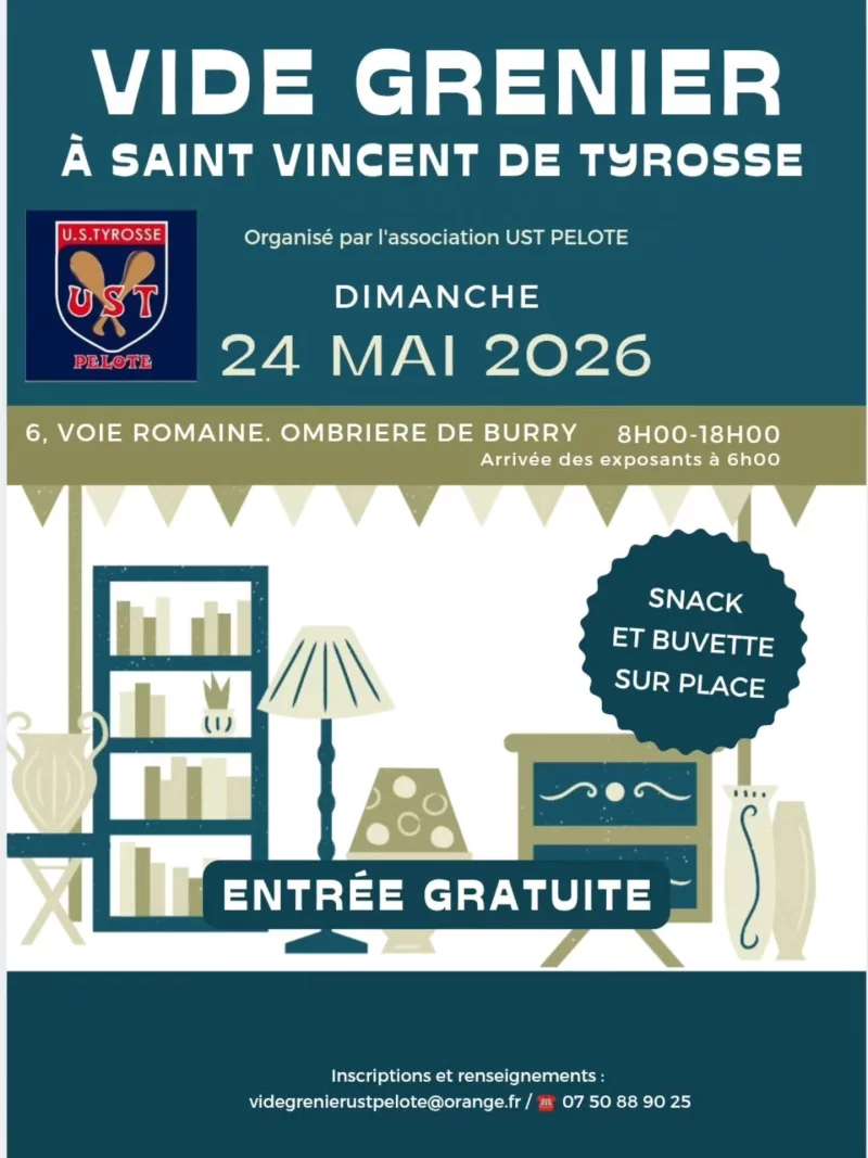 Vide grenier de l'UST Pelote