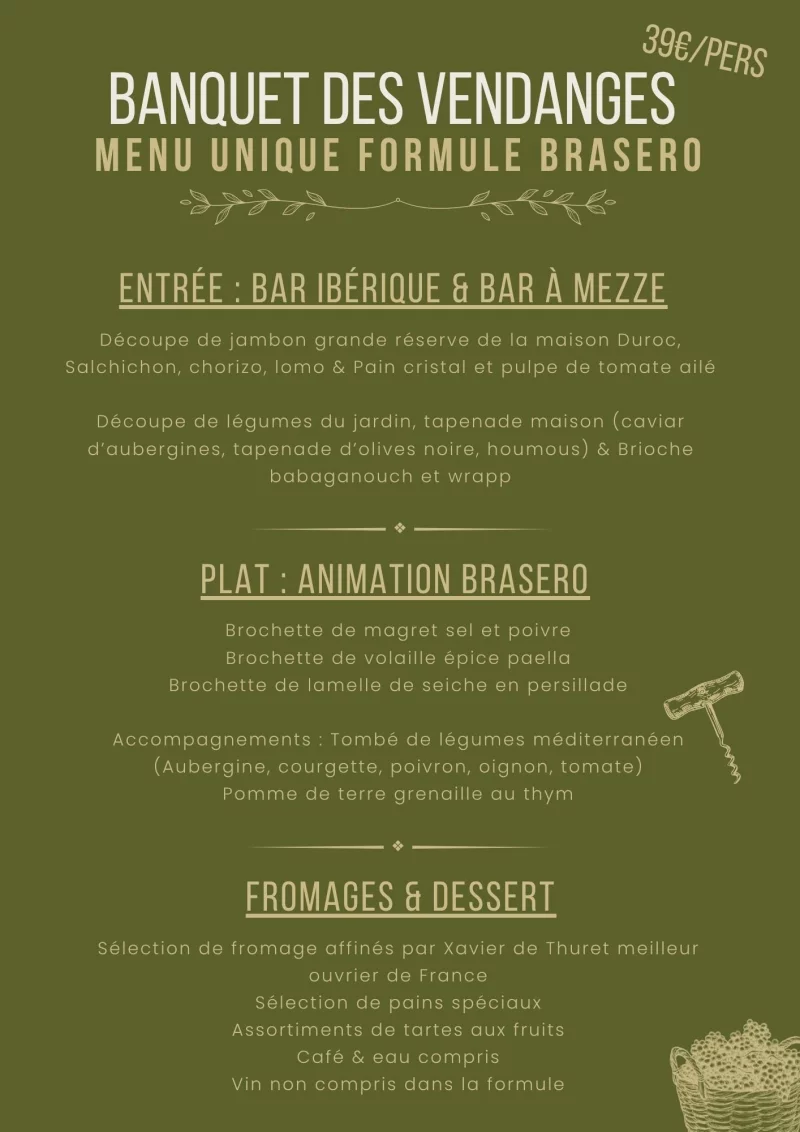 LE GRAND BANQUET DES VENDANGES