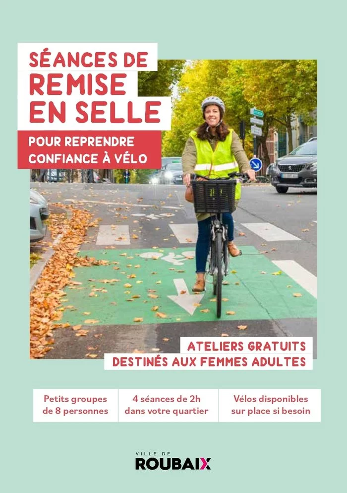 Séances de remise en selle pour reprendre confiance à vélo