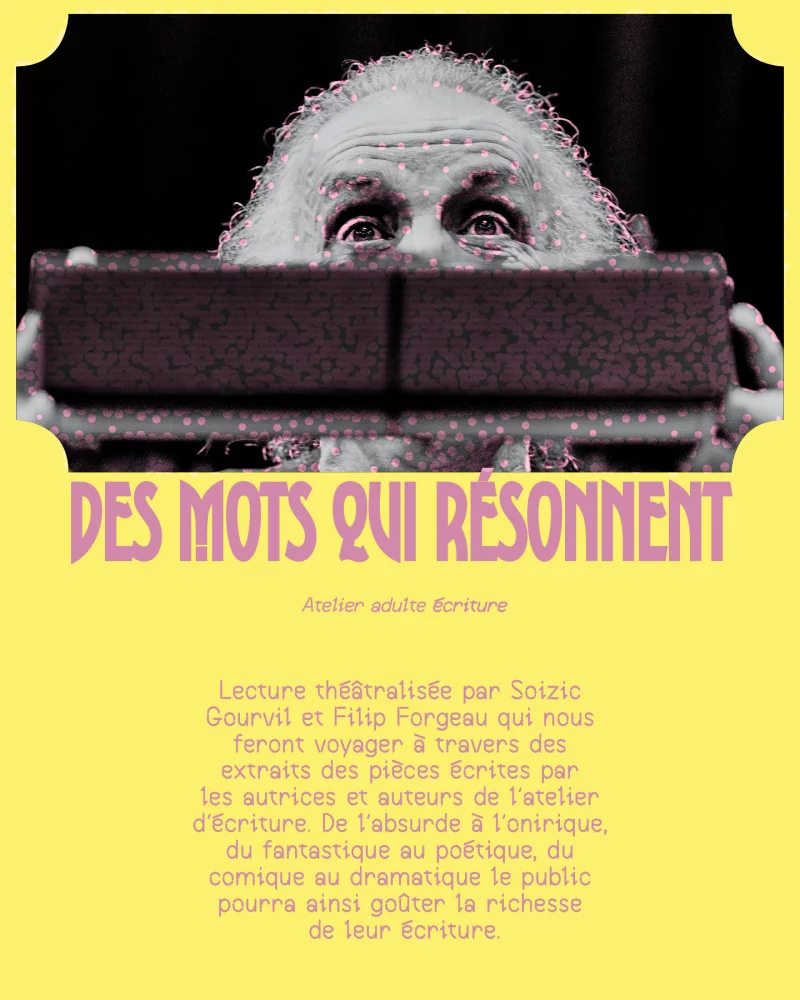Festival Théââââtre (entre) ouvert - Des mots qui résonnent