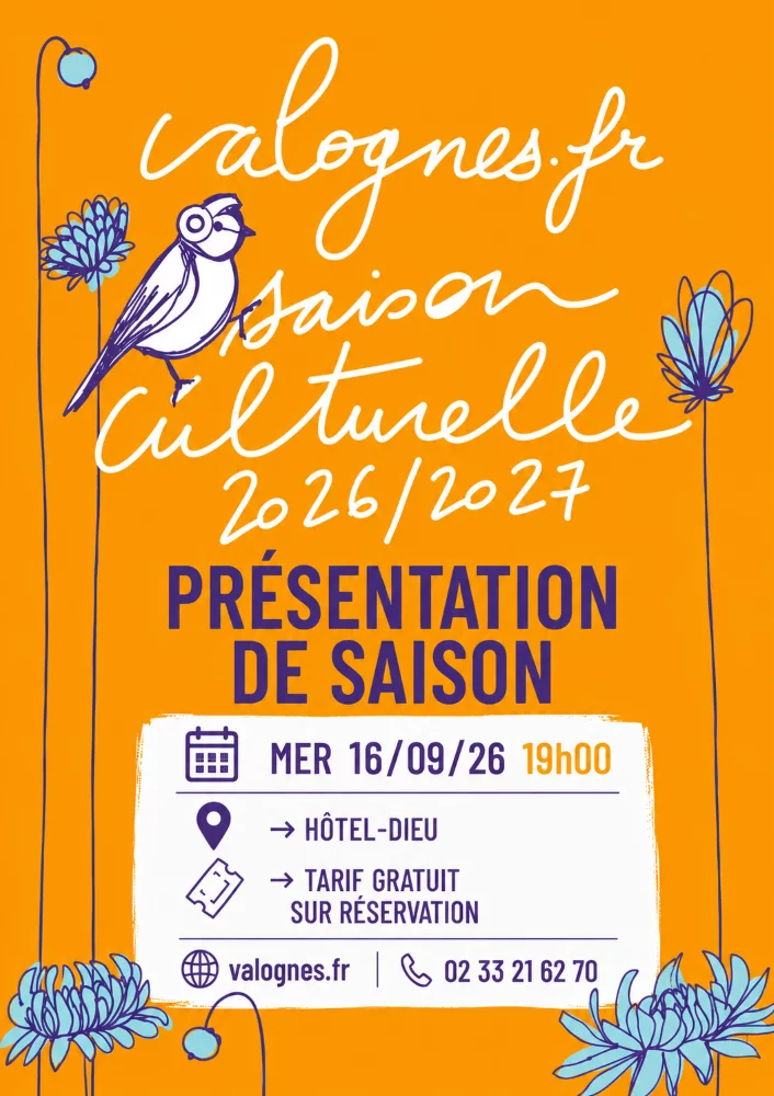 Présentation de la saison culturelle 2026-2027