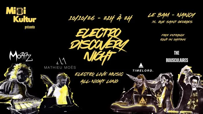 ELECTRO DISCOVERY NIGHT - 4TH EDITION - NANCY - LE BAM