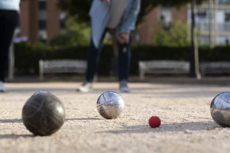 Concours de pétanque à Louin