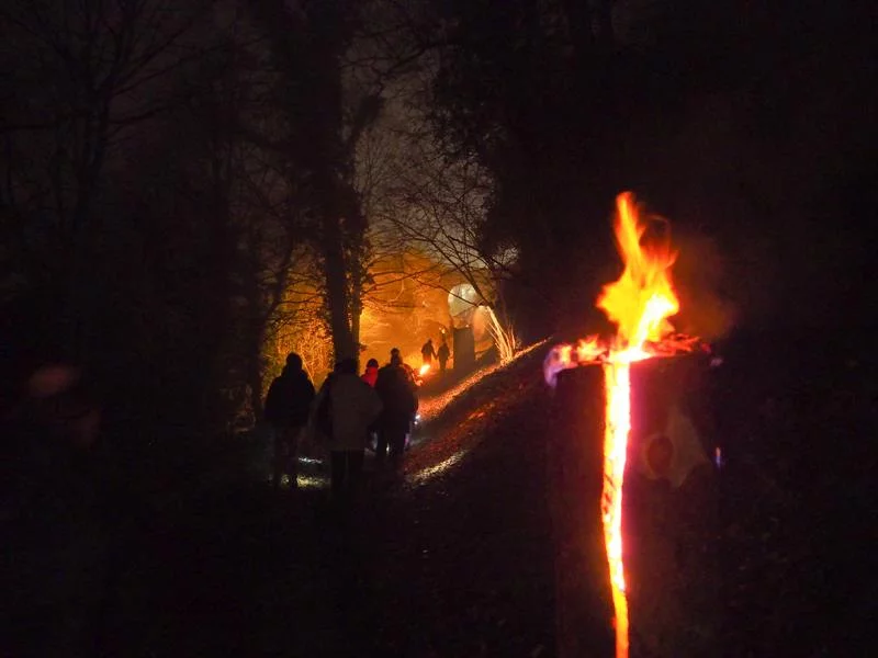 Marche aux flambeaux à Koestlach