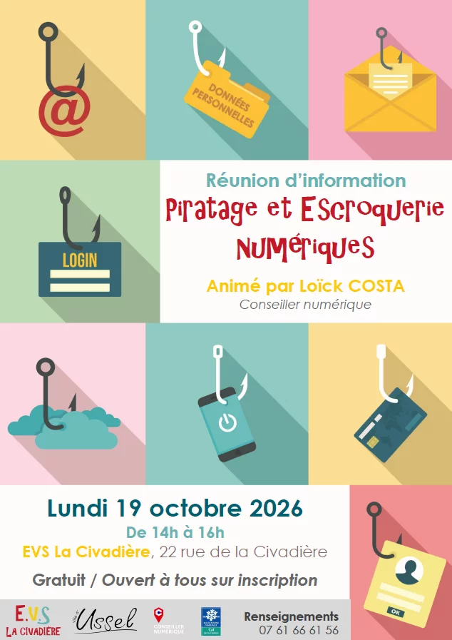 Réunion d'information "piratage et escroquerie numérique"