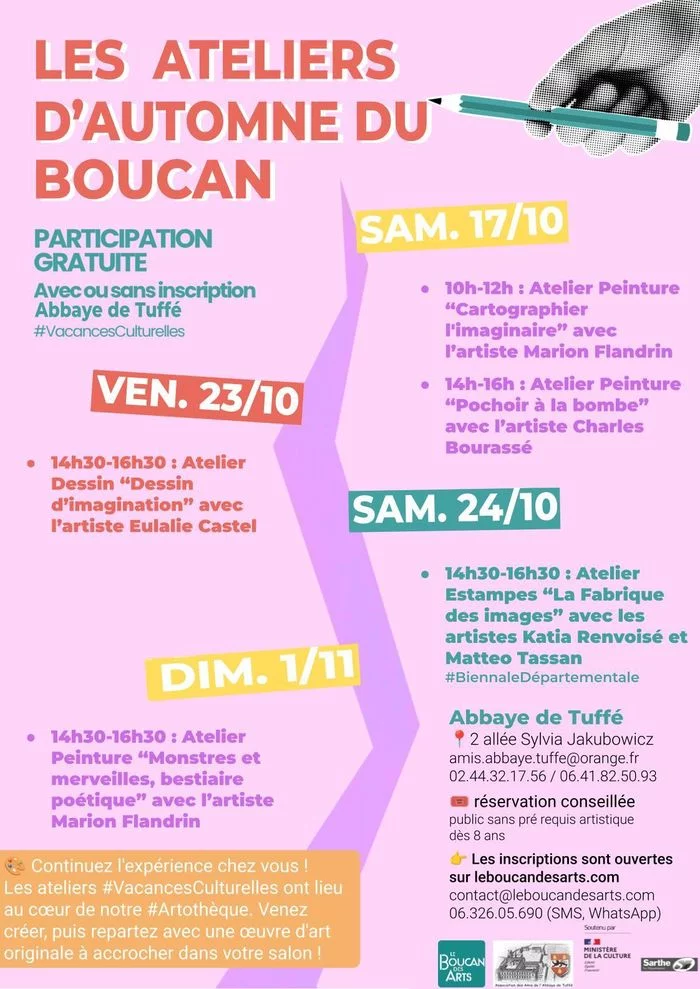 Les Ateliers du Boucan #VacancesCulturelles Toussaint