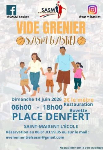 Vide-grenier du SASM Basket
