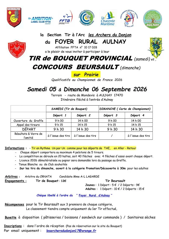 Tir de Bouquet Provincial et Beursault