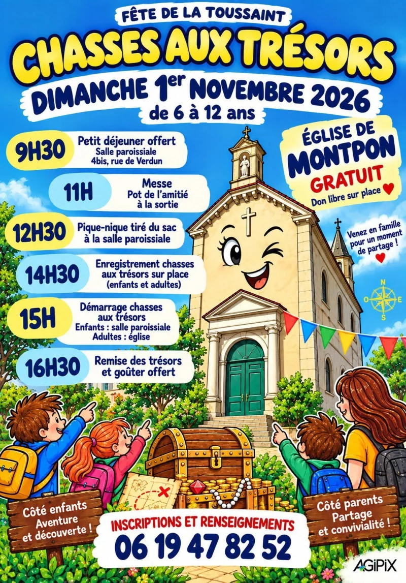 Fête de la Toussaint : chasses aux trésors en famille