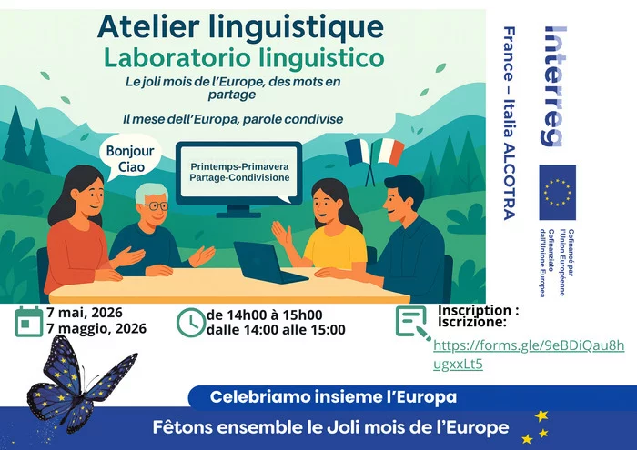 Atelier linguistique de culture commune ALCOTRA, 2ème édition
Joli mois de mai : des mots en partage