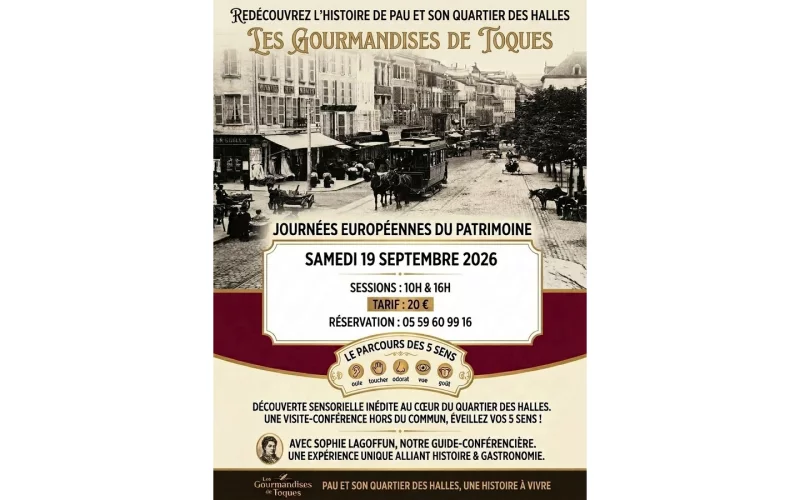 Redécouverte de l'histoire de Pau et de son quartier des Halles