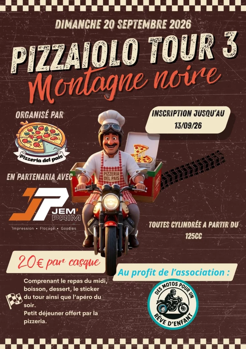 PIZZAIOLO TOUR 3 - MONTAGNE NOIRE