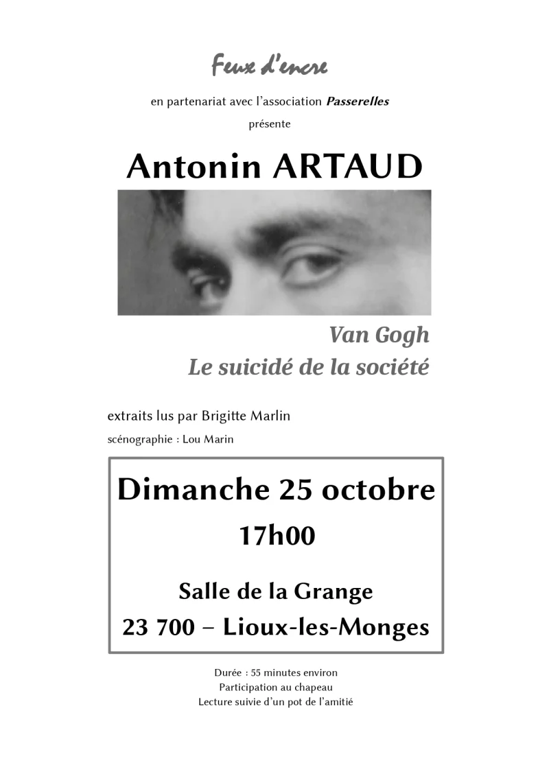 Lecture par feux d'encre - Passerelles
