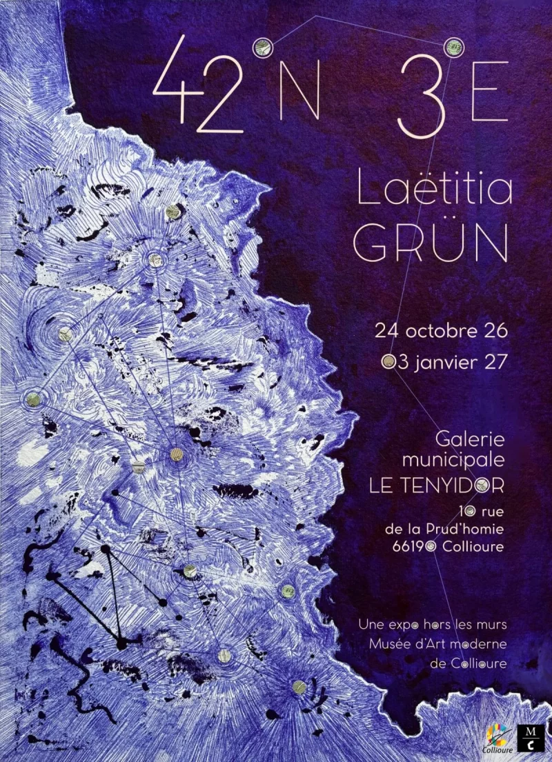 EXPOSITION À LA GALERIE DU TENYIDOR AVEC L'ARTISTE LAETITIA GRÜN