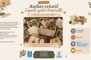 Atelier créatif : capsule spatio-temporelle