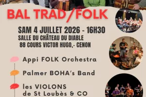bal trad folk - salle du château du diable - Cenon