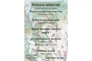 Atelier peinture "Margo basatiak naturari begira”