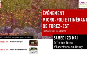 Musée numérique : Les jardins - Micro-Folie Forez-Est
