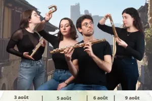 Tournée estivale du quatuor Flume