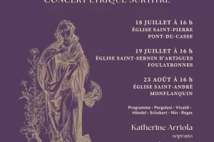 Concert lyrique : Salve Regina par Katherine Arriola et Fabien Prou