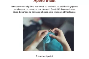 La Coopérative des Savoirs propose : Apéro tricot