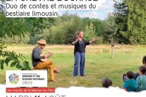 Spectacle La chèvre bourrue, duo de contes et musiques du bestiaire limousin