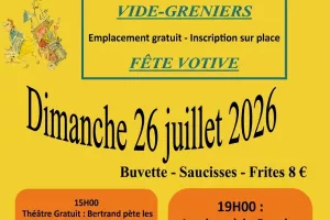 FÊTE VOTIVE ET VIDE-GRENIERS À RECOULES D'AUBRAC