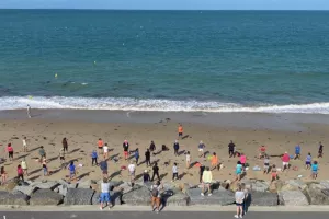 Reveil musculaire sur la plage