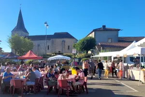 Marché festif à Javerdat