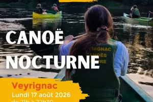 ÉTÉ ACTIF : Canoë Nocturne à Veyrignac