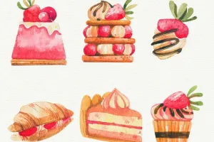 Atelier Aquarelle gourmande - Printemps à la pâtisserie