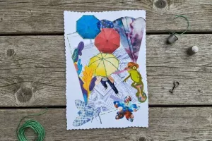 Fabrication de cartes postales [Atelier Faire soi-même]