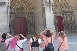 Visite à Laon : "Visite de la cathédrale… aux jumelles"