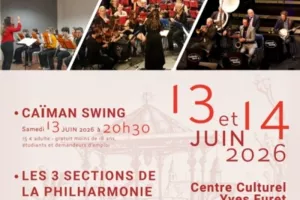 Concert de Caïman Swing pou les 140 ans de la Philharmonie à La Souterraine