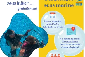 Initiation plongée sous marine à l'Aquaval